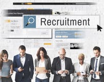 Assunzione Job Work Vacancy Search Concept immagini stock libere da diritti Assunzione Job Work Vacancy Search Concept immagini stock libere da diritti