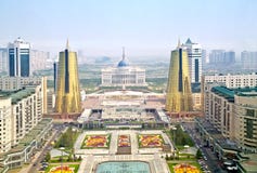 astana Vue de la vue de primevère farineuse Photos stock astana Vue de la vue de primevère farineuse Photos stock