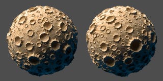 Asteroïde de planète de lune d'isolement illustration de vecteur Asteroïde de planète de lune d'isolement illustration de vecteur