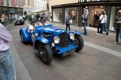 Aston Martin 2 Litre Speed Model at Mille Miglia 2015 stock photo Aston Martin 2 Litre Speed Model at Mille Miglia 2015 stock photo