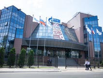 The headquarters of a large Russian company Gazprom