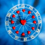 Astrologia ed amore immagine stock Astrologia ed amore immagine stock