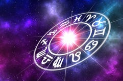 Astrological zodiac signs inside of horoscope circle stock illustration Astrological zodiac signs inside of horoscope circle stock illustration