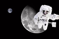 Astronaut im Weltraum - Elemente dieses Bildes geliefert von der NASA stockbild Astronaut im Weltraum - Elemente dieses Bildes geliefert von der NASA stockbild