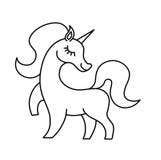 Astronaute de magie de licorne de l'espace Poney mignon de bande dessinée de vecteur rose avec la crinière et le klaxon d'arc-en- illustration stock Astronaute de magie de licorne de l'espace Poney mignon de bande dessinée de vecteur rose avec la crinière et le klaxon d'arc-en- illustration stock