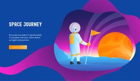 Astronautyczny podróży pojęcie royalty ilustracja Astronautyczny podróży pojęcie royalty ilustracja