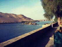 Aswan and nile river stock photo Aswan and nile river stock photo