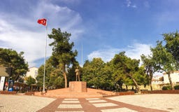 Ataturk Statue in Gallipoli (gelibolu) circle in Gelibolu Canakkale. Stock Photography Ataturk Statue in Gallipoli (gelibolu) circle in Gelibolu Canakkale. Stock Photography