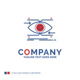 Atención de Logo Design For del nombre de compañía, ojo, foco, mirando, fuerza stock de ilustración Atención de Logo Design For del nombre de compañía, ojo, foco, mirando, fuerza stock de ilustración