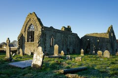 Athenry Dominican Friary With Cemetery Royalty Free Stock Photos
