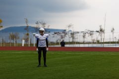 Athl?tes du football am?ricain image libre de droits Athl?tes du football am?ricain image libre de droits