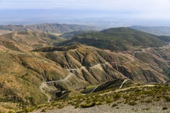 Atlant góry, Maroko, panoramiczny widok Obraz Royalty Free Atlant góry, Maroko, panoramiczny widok Obraz Royalty Free