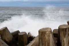 Atlantyckiego oceanu punktu Przyjemna plaża NJ zdjęcie stock Atlantyckiego oceanu punktu Przyjemna plaża NJ zdjęcie stock