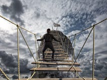 Atteignez le succès avec difficile But d'affaires d'accomplissement et concept difficile de carrière images stock Atteignez le succès avec difficile But d'affaires d'accomplissement et concept difficile de carrière images stock
