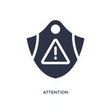 attention icon on white background. Simple element illustration from gdpr concept vector illustration attention icon on white background. Simple element illustration from gdpr concept vector illustration