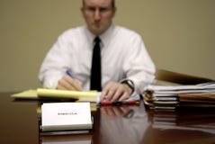 Attorney At Desk Royalty Free Stock Images