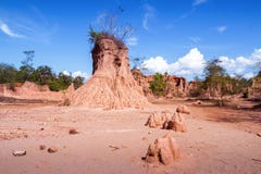Attractions eroded sandstone pillars or columns and cliffs at Sao Din Na Noi, sri nan national park, Nan province Stock Images Attractions eroded sandstone pillars or columns and cliffs at Sao Din Na Noi, sri nan national park, Nan province Stock Images