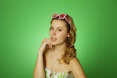 Attractive Girl Star Stock Photography Attractive Girl Star Stock Photography