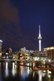 Auckland City At Night Stock Photos