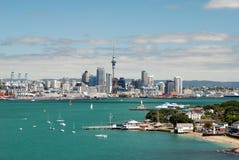 Auckland Skyline. New Zealand Royalty Free Stock Photos