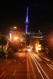 Auckland Streets At Night Royalty Free Stock Images