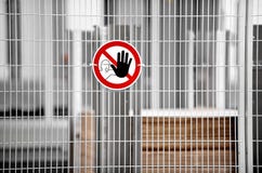 Aucune zone d'Access photo stock Aucune zone d'Access photo stock