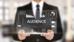 Audience, Hologram Futuristic Interface Concept, Augmented Virtual Reality stock images Audience, Hologram Futuristic Interface Concept, Augmented Virtual Reality stock images