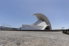 Auditorio de Tenerife Adan Martin - Juli 9, 2012 royaltyfri foto Auditorio de Tenerife Adan Martin - Juli 9, 2012 royaltyfri foto