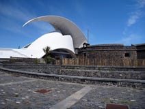Auditorio kulturbyggnad på tenerife arkivfoton Auditorio kulturbyggnad på tenerife arkivfoton