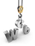 Aufbauweb site. 3D getrennt vektor abbildung Aufbauweb site. 3D getrennt vektor abbildung
