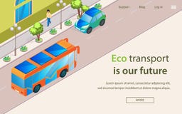 Aufschrift Eco-Transport ist unsere zukünftige Beschriftung lizenzfreie abbildung Aufschrift Eco-Transport ist unsere zukünftige Beschriftung lizenzfreie abbildung