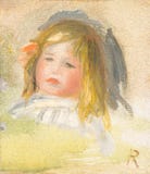 Auguste Renoir - niño con el pelo rubio imagenes de archivo Auguste Renoir - niño con el pelo rubio imagenes de archivo