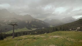 Auronzo Di Cadore, Ιταλία 2018: Λίμνη βουνών Misurina Ανελκυστήρας βουνών Auronzo Di Cadore, Ιταλία 2018: Λίμνη βουνών Misurina Ανελκυστήρας βουνών