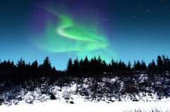 Aurora Borealis, Iceland Royalty Free Stock Image
