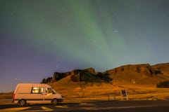 Aurora Borealis, Northern Lights In Iceland Royalty Free Stock Images