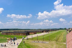 Auschwitz II - setor II de Birkenau imagens de stock Auschwitz II - setor II de Birkenau imagens de stock