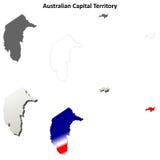 Australische Hauptstadt-Gebietsentwurfskartensatz Lizenzfreies Stockfoto Australische Hauptstadt-Gebietsentwurfskartensatz Lizenzfreies Stockfoto