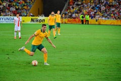 Australisk fotbollsspelare royaltyfri bild Australisk fotbollsspelare royaltyfri bild