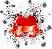 Auszug des Valentinsgrußes stock abbildung Auszug des Valentinsgrußes stock abbildung