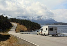 Auto en caravan