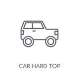 auto hard hoogste lineair pictogram Moderne harde hoogste het embleemconce van de overzichtsauto stock illustratie auto hard hoogste lineair pictogram Moderne harde hoogste het embleemconce van de overzichtsauto stock illustratie