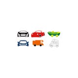 Auto het embleemontwerp van de stijlauto met van het het voertuigpictogram van conceptensporten het silhouet Vectorillustratie vector illustratie Auto het embleemontwerp van de stijlauto met van het het voertuigpictogram van conceptensporten het silhouet Vectorillustratie vector illustratie