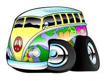 Autobus hippie coloré de surfer illustration de vecteur Autobus hippie coloré de surfer illustration de vecteur