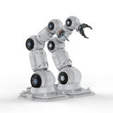 Automation robot arms vector illustration Automation robot arms vector illustration