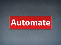Automatizzi il fondo rosso dell'estratto dell'insegna illustrazione di stock Automatizzi il fondo rosso dell'estratto dell'insegna illustrazione di stock