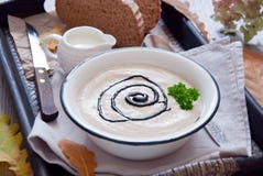 Autumn creamy soup royalty free stock photography Autumn creamy soup royalty free stock photography
