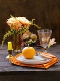 Autumn table setting stock photography Autumn table setting stock photography