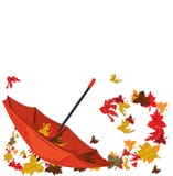 Autumn Umbrella Royalty Free Stock Photos Autumn Umbrella Royalty Free Stock Photos