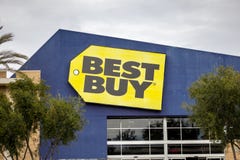 Avant de bâtiment de Best Buy images stock Avant de bâtiment de Best Buy images stock