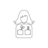 avatar of a hairdresser outline icon. Element of popular avatars icon. Premium quality graphic design. Signs, symbols collection vector illustration avatar of a hairdresser outline icon. Element of popular avatars icon. Premium quality graphic design. Signs, symbols collection vector illustration